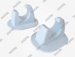 Paddle Holder For Inflatable Boats- Grey Set Of 2