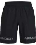 Men's Ua Woven Graphic Wordmark Shorts - BLACK-001 Sm