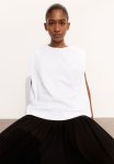 Bead-embellished Top - White