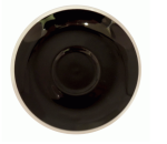 Style Saucer Nova Style Black Saucer 12CM - For 70ML Cup Set Of 6