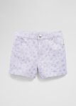 High Rise Denim Short