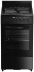 Defy 50CM Black 4 Plate Compact Stove Black Fc DSS554