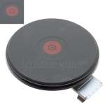 E.g.o 8 Solid Plate Defy Red Dot 180MM 2000W 8MM Black Trim