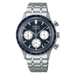 Seiko Men's Sport Quartz Chronograph Blue Dial Stainless Steel Watch