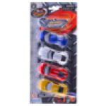 Pull Back Road Racer Cars 4 Pack