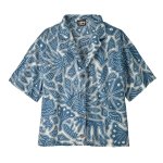 Womens Tidal Threads Shirt - Wrasse: Wetland Blue L
