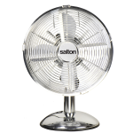 Salton Chrome Desk Fan - 25CM