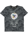 Fifa Camo Print Graphic T-Shirt - 10 11 Grey