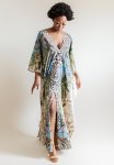 Goddess Kaftan - One Size Fits All Tropical Blue