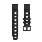 For Garmin Fenix 6 22MM Smart Watch Quick Release Silicon Watch Band Black