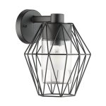Eurolux Canove Outdoor Wall Light Black E27