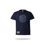 Kids T-Shirt Bevel Print - Navy - 11-12