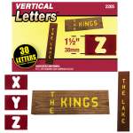 Vertical Letter Templates