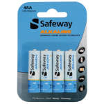 Safeway Alkaline Aa Batteries 4 Pack