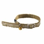 CAT Rogz Z Sparkle 11MM Small Pin Buckle Collar Bronze Waggs Pet Shop