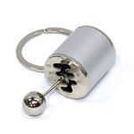 Keyring With MINI Gearshift Transmission Silver - Autostyle Motorsport South Africa