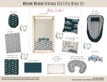 Cot Duvet Bedding Wroom Wroom Vintage Old Style Beige Set