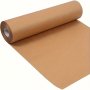 Premium Brown Kraft Paper Roll - Multipurpose Arts Crafts & Wrapping Paper Durable Packaging Material 1 Roll