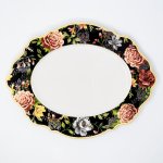 Jenna Clifford Botanica Rose Oval Platter – 35cm Fine China