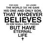 Sticker Art: Wall Sticker - Bible: John 3:16