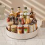 360 Rotating Spice Rack Organizer - Kitchen & Bathroom Storage Solution For Spices Cosmetics And More - Essential Home Accessory