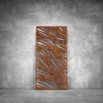 Laser Cut Screen - Design 100 - 2900 X 1400 X 20 Rust Coat Outdoor