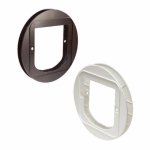 Sureflap Cat Flap Mounting Adapter - White
