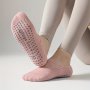 Women's Yoga Socks Non Slip Cross Strap Sports Socks With Extra Grips In Yoga Ballet Barre Pilates