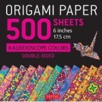 Origami Paper 500 Sheets Kaleidoscope Patterns 6 15 Cm - 12 Double-sided Designs Kit