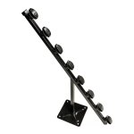 8 Wire Square Tube Shield T-pole Bracket Hdg