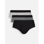 Au Essentials Black Staynew Cooltech Cotton Briefs 3 Pack