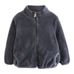 Betadog Boys' Zip Up Kids' Full Zip Ultra Soft Sweatshirt Coat For Boys And Girls Fall Clothes 520 Grey 3-4 Years