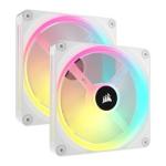Corsair CO-9051008 QX140 Icue Link Argb 140MM Pwm 2000 Rpm White Case Fan – Twin Pack