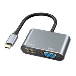 Type-c Usb-c To Vga & HDMI Adapter 2 In 1 - High Quality Converter - Ge