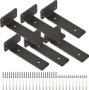 6 Pieces Floating Shelf Heavy Duty Hidden L Brackets -6 Inch