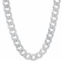 Diamond Cut Cuban Curb Chain 60CM Long 6MM Wide