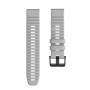 For Garmin Fenix 7X / 6X 26MM Smart Watch Quick Release Silicon Watch Band Grey