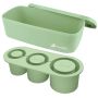 Silicone Ice Cube Tray Mold & Container For Tumbler Quencher Cup