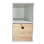 Folkstone Grey Cot With Pine Drawers