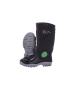 Black/grey Knee Length Heavy Duty Metaguard Steel Toe And Midsole Gumboot