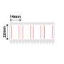NB583 - NIIMBOT - K3 ONLY - 14X22MM/4L - 4 800 RED DOUBLE LINE LABELS