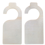 40 Pcs Unfinished Wood Door Sign Blank Wooden Hanger Plaque Diy Craft