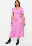Plus Wrap Dress - Violet