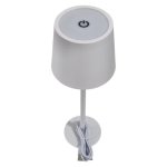 Rechargeable LED Table Lamp White : Height: 28CM