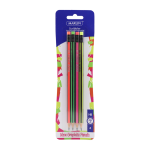 Marlin Scribblers Hb Rubber Tipped 4'S Neon Pack Of 12