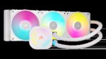 Icue Link Titan 360 Rx Rgb Liquid Cpu Cooler - White _ RX120 Rgb Fans _ Fits Intel Lga 1851 1700 Amd AM5 AM4.