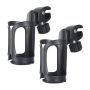 Sport Adjustable Universal Stroller Bike Cup Holders - Set Of 2 - 14CM