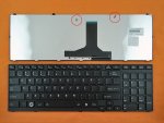 Toshiba Satellite P750 P750 Series Black Frame Laptop Keyboard Black