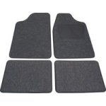 Motoquip - Ribbed Car Mats - Charcoal