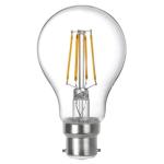 4W LED Filament A60 400LM B22 Clr Globe